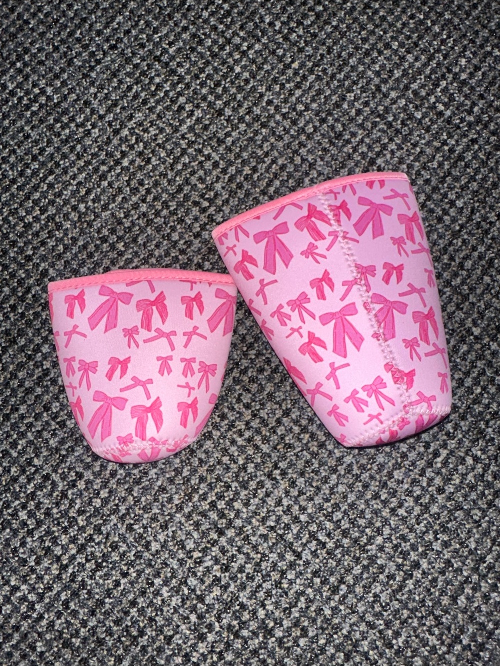 Pink Bow 🎀 Cup Holders - Set of 2